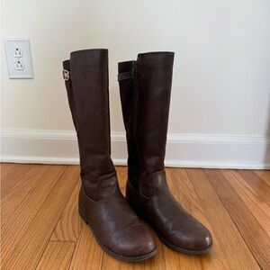 Michael Kors Dark Brown Over the Knee Boots